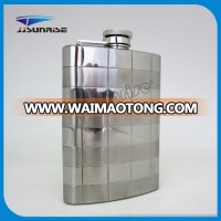 6oz Special Gentleman Grid Stainless Steel Hip Flask